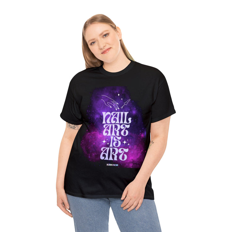 "Nail Art is Art" Genderless Heavy Cotton Tee