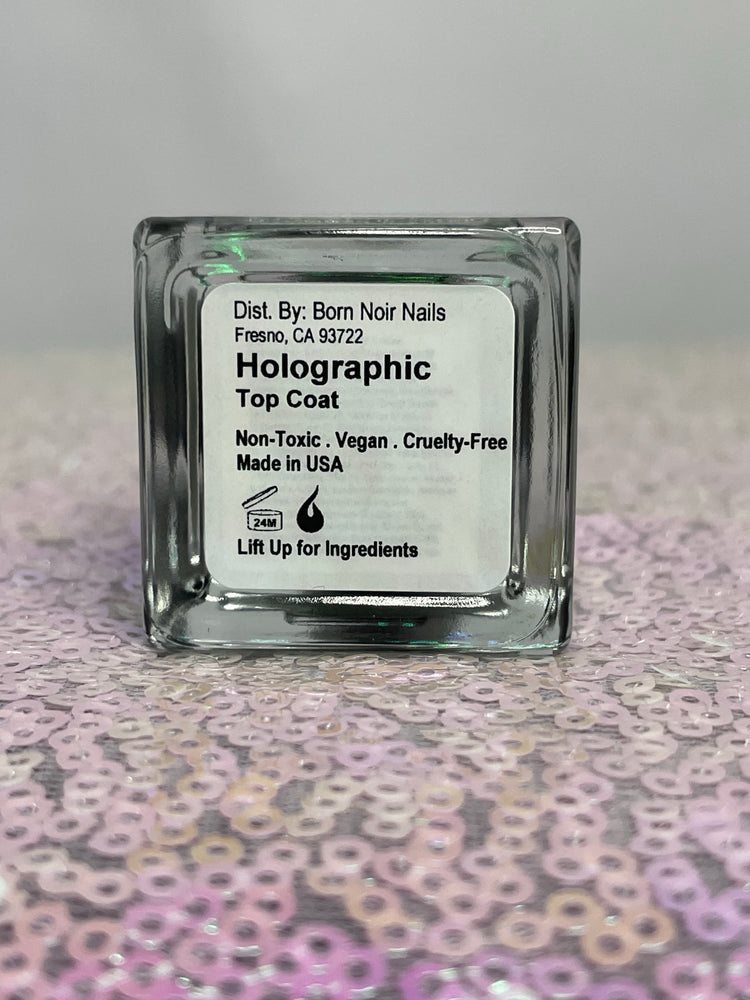 Born Noir Holographic Top Coat